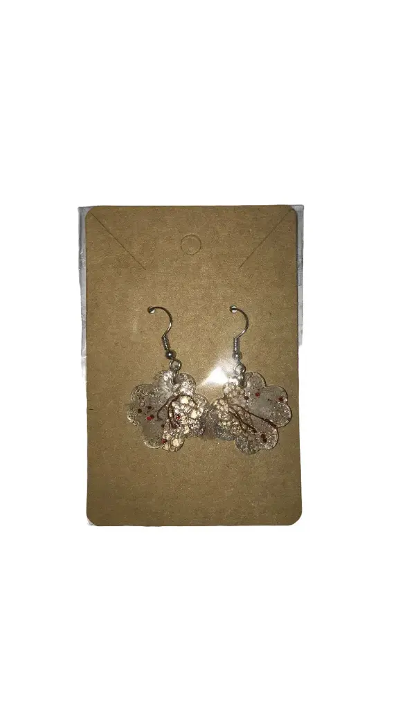 Boucles d'oreilles OR ROUGE
