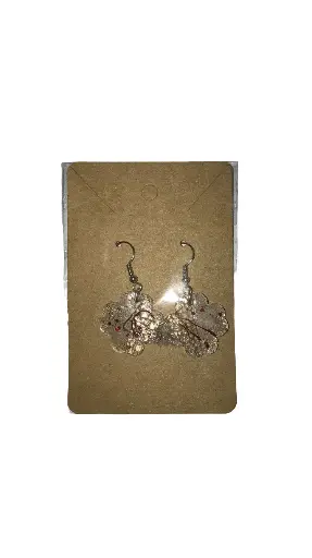 Boucles d'oreilles OR ROUGE