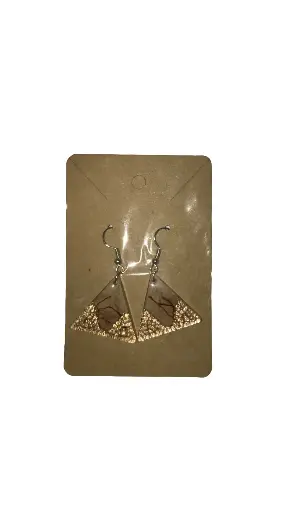 Boucles d'oreille OR ROUGE